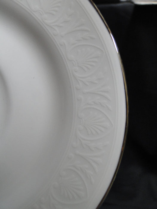 Lenox Hannah Platinum, White Design: Gravy Boat & Separate Underplate