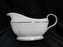 Lenox Hannah Platinum, White Design: Gravy Boat & Separate Underplate