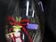 Block 12 Days of Christmas: "11 Pipers" Water or Wine Goblet, 9 1/8", As Is