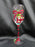 Block 12 Days of Christmas: "11 Pipers" Water or Wine Goblet, 9 1/8", As Is