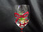 Block 12 Days of Christmas: "11 Pipers" Water or Wine Goblet, 9 1/8", As Is