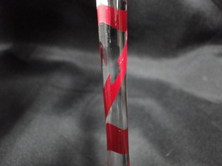 Block 12 Days of Christmas: "11 Pipers" Water or Wine Goblet, 9 1/8", As Is