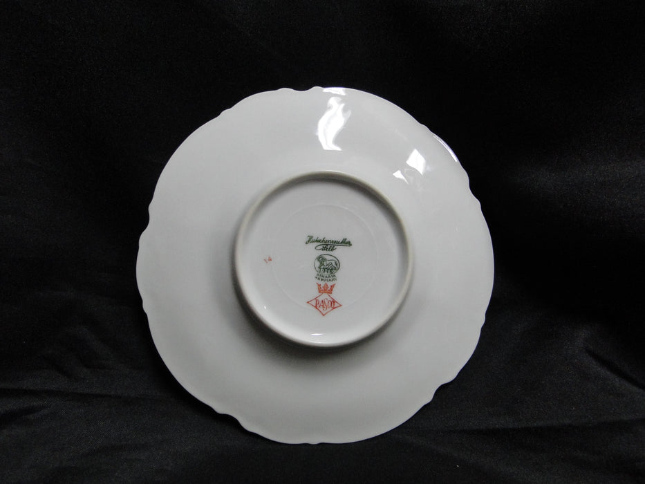 Hutschenreuther Revere, White w/ Platinum: 6 1/4" Saucer Only, No Cup