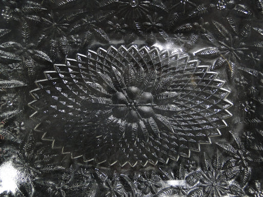 Indiana Glass Pineapple & Floral Clear: Oval Platter, 11 3/8" x 7 3/8", As Is