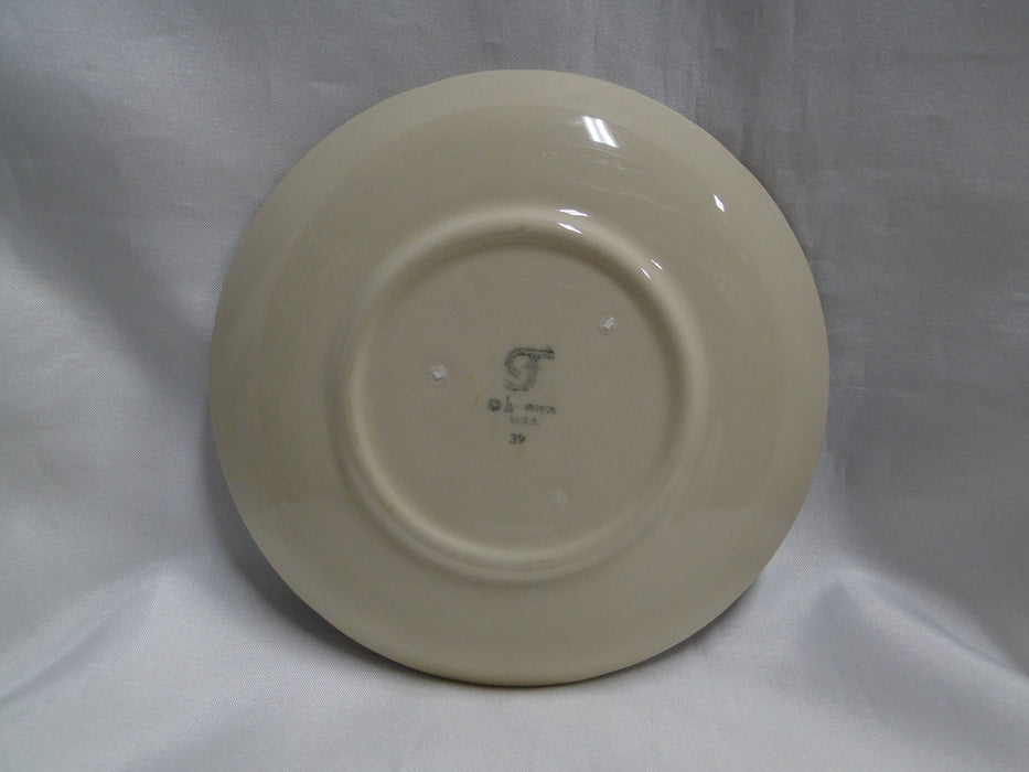 Franciscan October, USA, Fall Leaves: Cup & Saucer Set, 3 1/4" Tall, Flaw