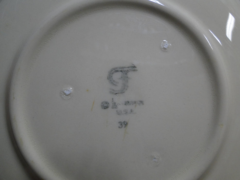 Franciscan October, USA, Fall Leaves: Cup & Saucer Set, 3 1/4" Tall, Flaw