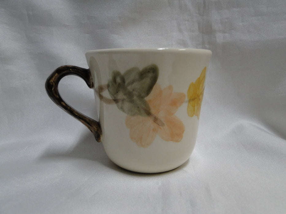 Franciscan October, USA, Fall Leaves: Cup & Saucer Set, 3 1/4" Tall, Flaw