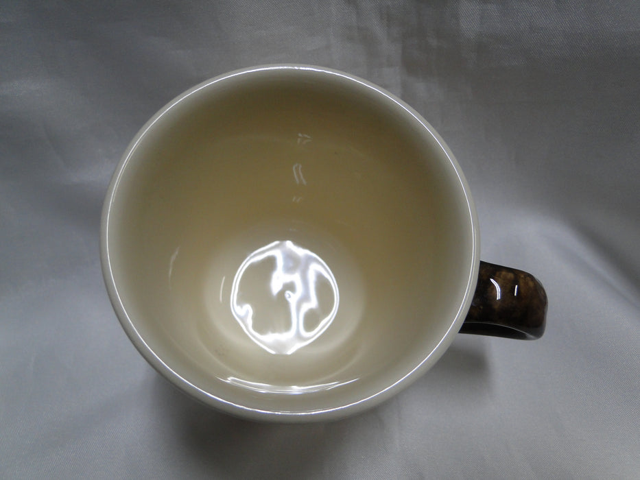 Franciscan October, USA, Fall Leaves: Cup & Saucer Set, 3 1/4" Tall, Flaw