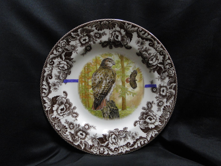 Spode Woodland Birds of Prey Autumn Red Tail Hawk: Dinner Plate 10 1/2", Flaw