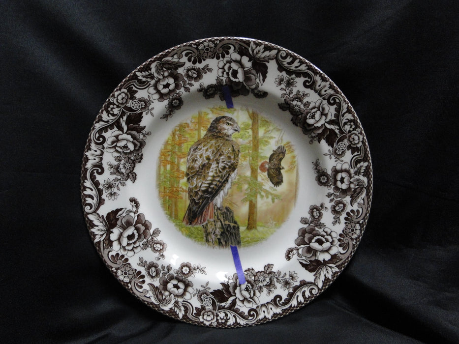 Spode Woodland Birds of Prey Autumn Red Tail Hawk: Dinner Plate 10 1/2", Flaw