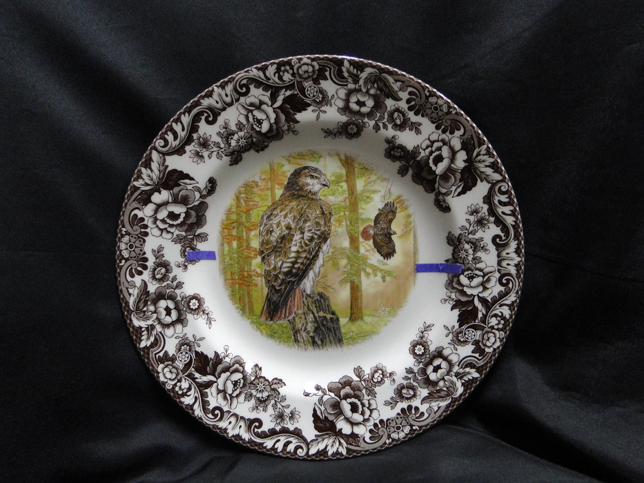 Spode Woodland Birds of Prey Autumn Red Tail Hawk: Dinner Plate 10 1/2", Flaw