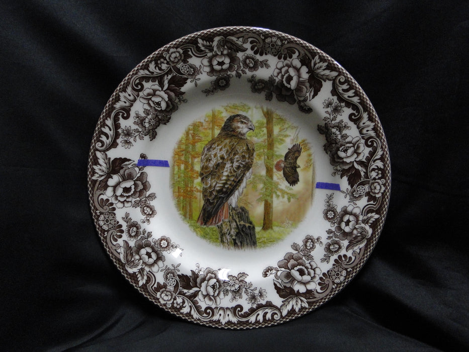 Spode Woodland Birds of Prey Autumn Red Tail Hawk: Dinner Plate 10 1/2", Flaw