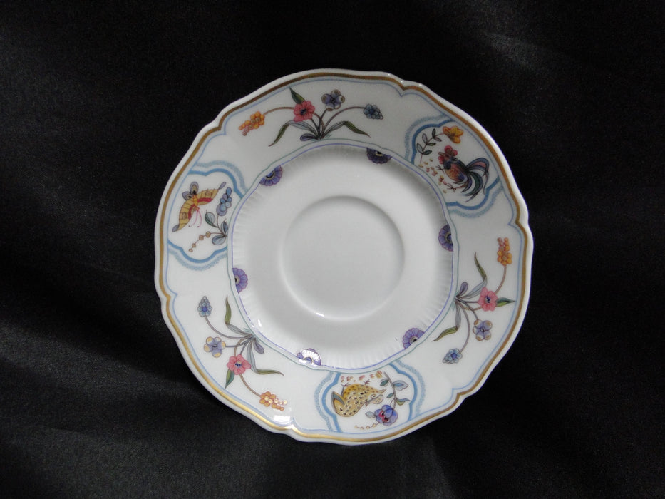 Haviland (Limoges) Golden Quail, Aux Cailles, Birds: Cup & Saucer Set (s), 3"
