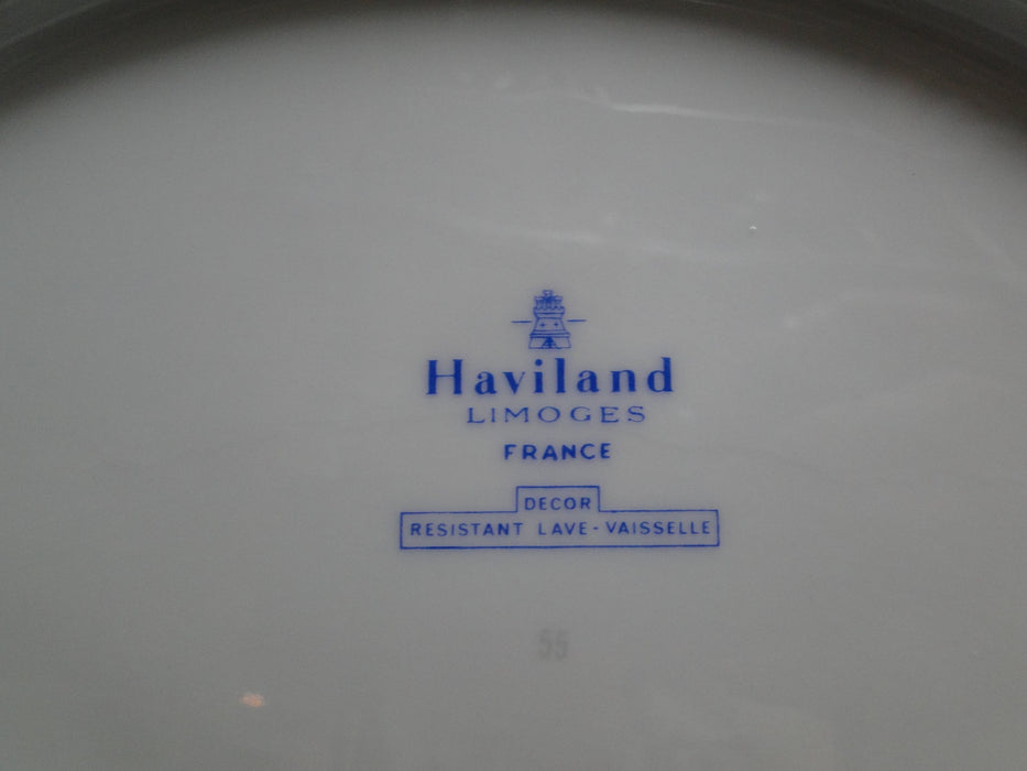 Haviland (Limoges) Golden Quail, Aux Cailles, Birds: Oval Serving Bowl, 9 1/2"