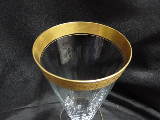 Tiffin Rambler Rose, Encrusted Gold Band: Iced Tea / Parfait (s), 6 1/8"