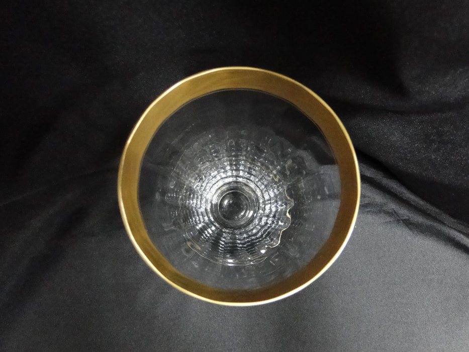 Tiffin Rambler Rose, Encrusted Gold Band: Iced Tea / Parfait (s), 6 1/8"