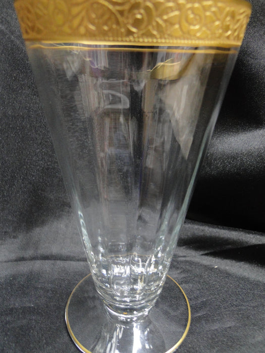 Tiffin Rambler Rose, Encrusted Gold Band: Iced Tea / Parfait (s), 6 1/8"