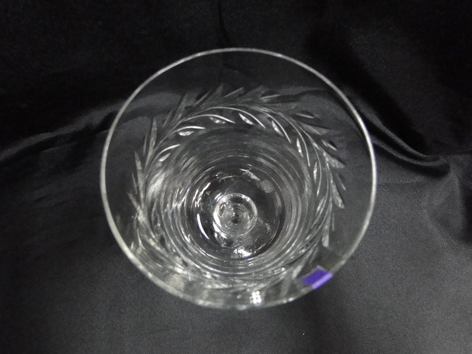 Tiffin Franciscan Mayflower, 17301: Etched Laurel Water Goblet, 6 1/4", As Is