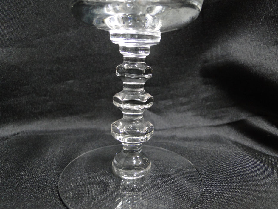 Tiffin Franciscan Mayflower, 17301: Etched Laurel Water Goblet, 6 1/4", As Is
