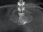 Tiffin Franciscan Mayflower, 17301: Etched Laurel Water Goblet, 6 1/4", As Is