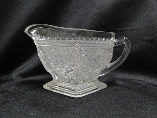 Tiara Sandwich Clear: Creamer / Cream Pitcher, 3", As Is