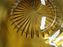 Cambridge Florentine Amber, Gold Encrusted: Round Plate / Platter, 10 1/8"