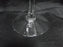 Lenox Holiday Crystal, Older, Etched Holly: Water or Wine Goblet, 7 1/8", Wear