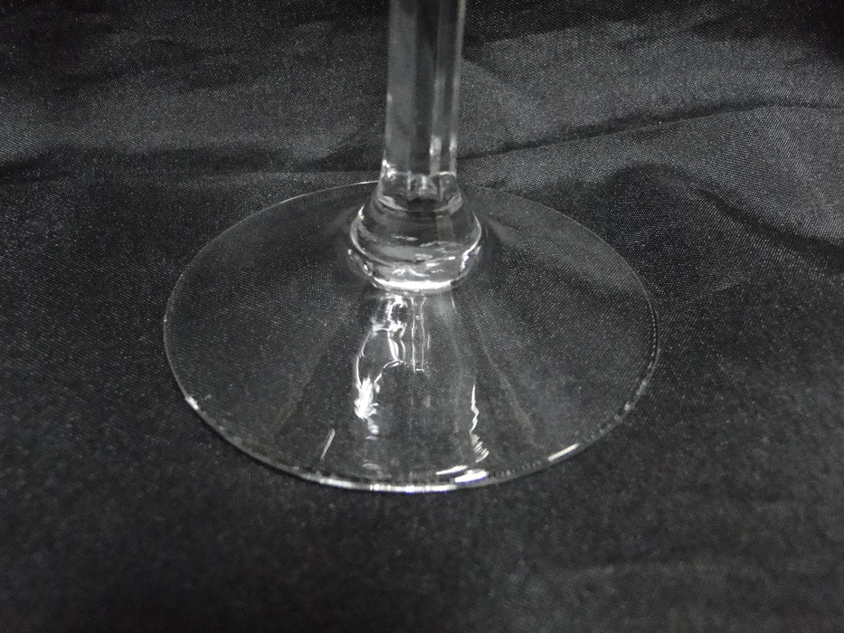 Lenox Holiday Crystal, Older, Etched Holly: Water or Wine Goblet, 7 1/8", Wear