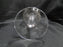 Lenox Holiday Crystal, Older, Etched Holly: Water or Wine Goblet, 7 1/8", Wear