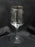 Lenox Holiday Crystal, Older, Etched Holly: Water or Wine Goblet, 7 1/8", Wear