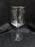 Lenox Holiday Crystal, Older, Etched Holly: Water or Wine Goblet, 7 1/8", Wear