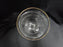 Lenox Holiday Crystal, Older, Etched Holly: Water or Wine Goblet, 7 1/8", Wear