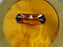 Cambridge Florentine Amber, Gold Encrusted: Round Tray w/ Center Handle, 10"