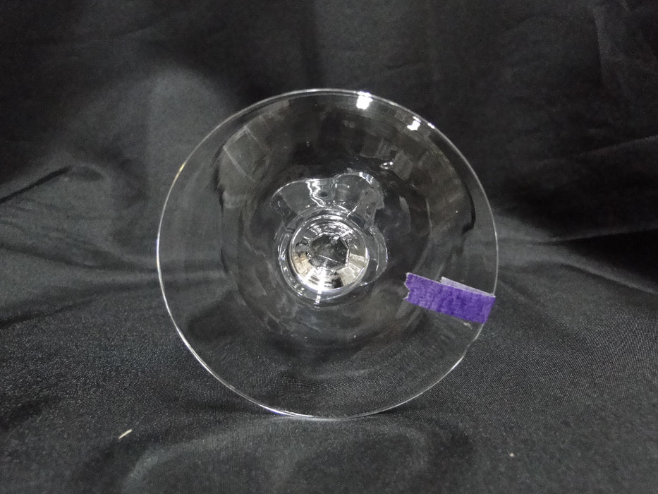 Lenox Holiday Crystal, Older, Etched Holly: Iced Tea, 6 3/8" Tall, As Is