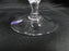 Lenox Holiday Crystal, Older, Etched Holly: Iced Tea, 6 3/8" Tall, As Is