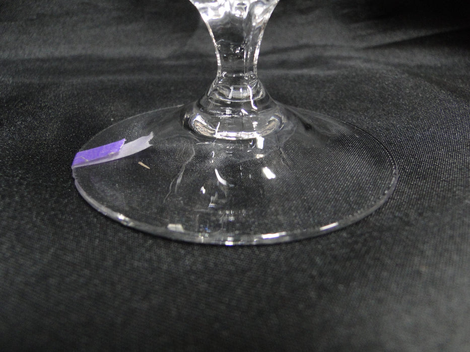 Lenox Holiday Crystal, Older, Etched Holly: Iced Tea, 6 3/8" Tall, As Is