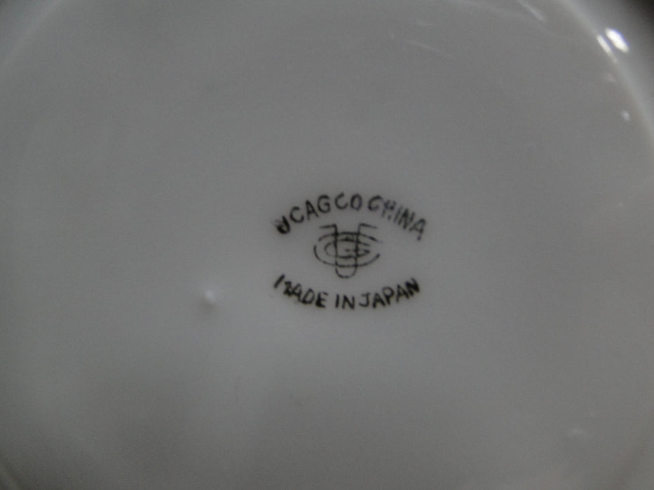 Ucagco Yellow Roses, Green Leaves, Embossed: 5 5/8" Saucer (s) Only, No Cup
