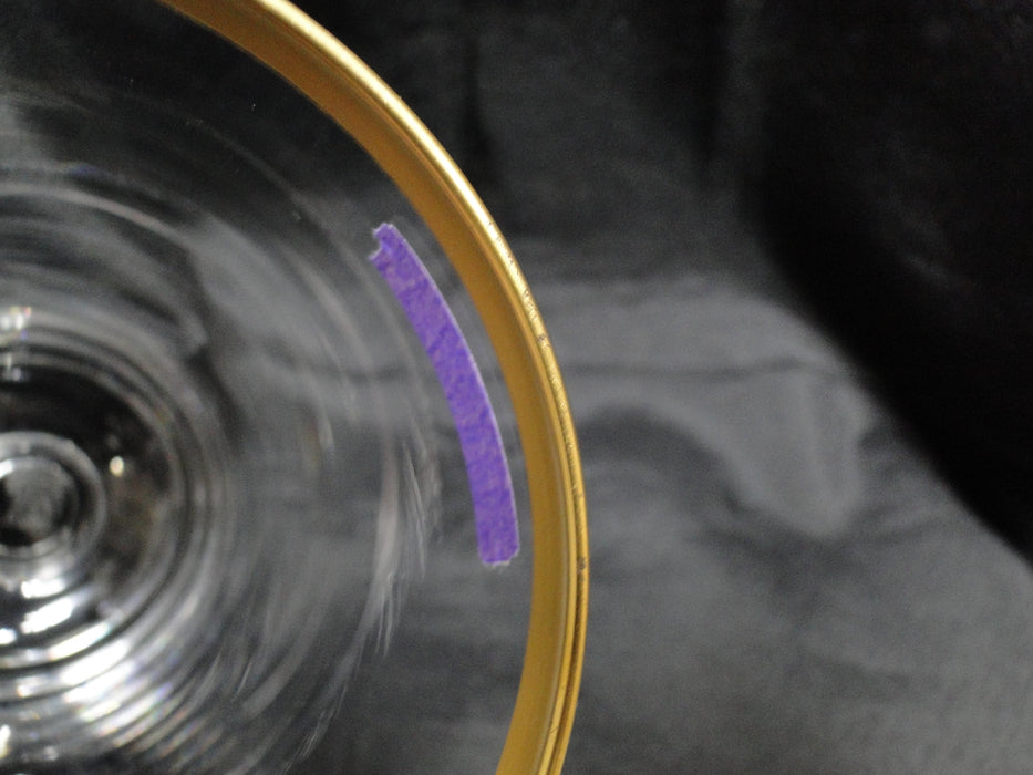 Lenox Viceroy Crystal, Clear w/ Gold Band: Iced Tea (s), 6 1/2", Gold Wear