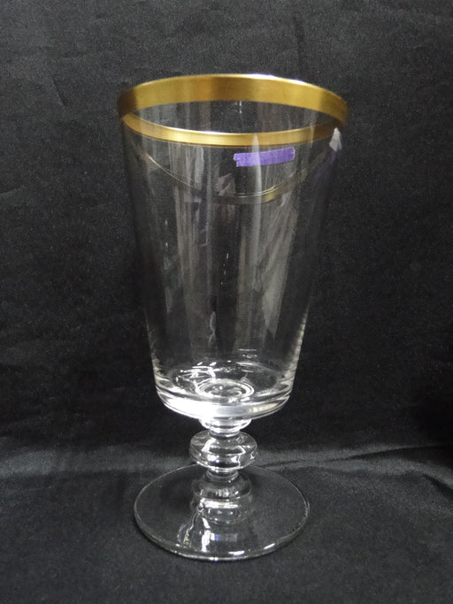 Lenox Viceroy Crystal, Clear w/ Gold Band: Iced Tea (s), 6 1/2", Gold Wear