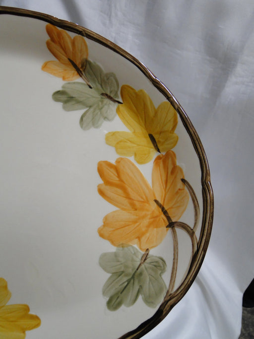 Franciscan October, USA, Fall Leaves: Oval Serving Platter, 11 5/8" x 9 3/8"