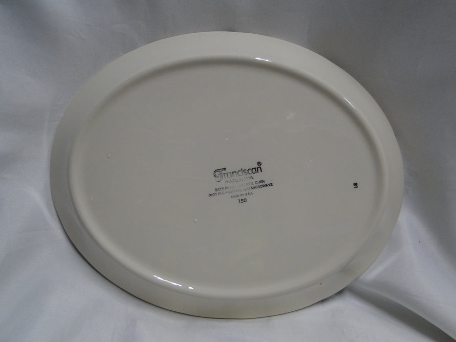 Franciscan October, USA, Fall Leaves: Oval Serving Platter, 11 5/8" x 9 3/8"
