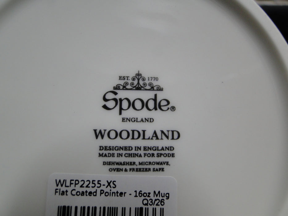 Spode Woodland Flat Coat Pointer Hunting Dog: NEW Mug (s), 4 1/4" Tall, 16 oz