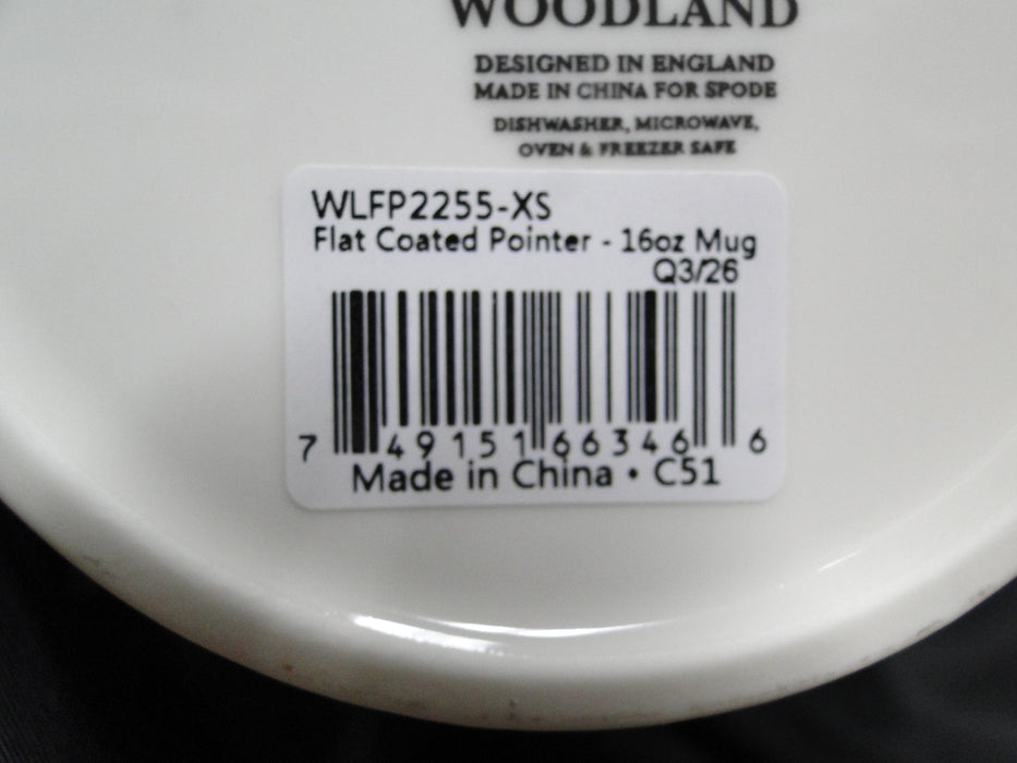 Spode Woodland Flat Coat Pointer Hunting Dog: NEW Mug (s), 4 1/4" Tall, 16 oz