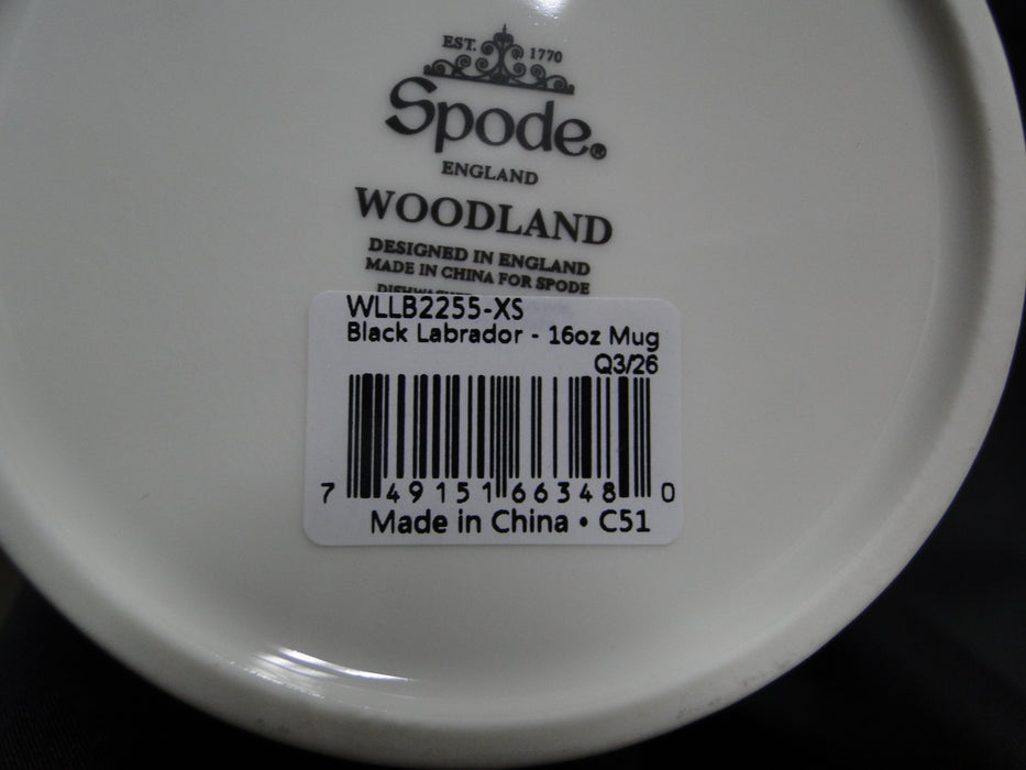 Spode Woodland Black Labrador Hunting Dog: NEW Mug (s), 4 1/4" Tall, 16 oz