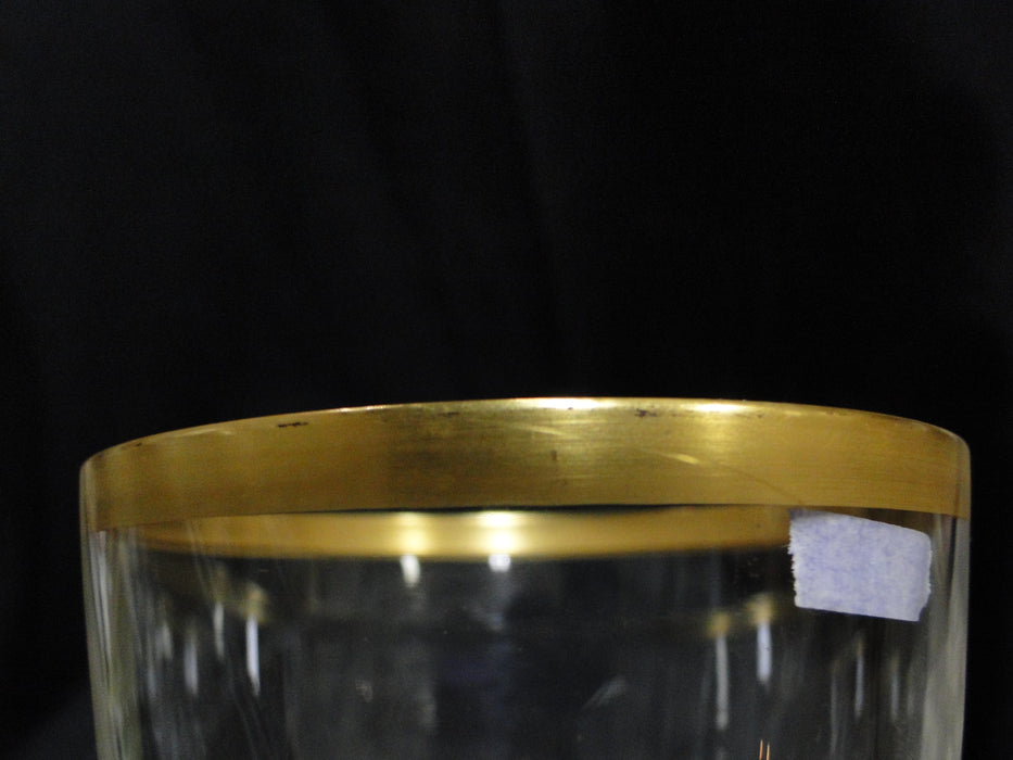 Lenox Viceroy Crystal, Clear w/ Gold Band: Iced Tea (s), 6 1/2", Gold Wear