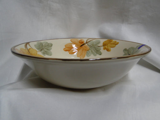 Franciscan October, USA, Fall Leaves: Round Serving Bowl, 8 7/8" x 2 1/2", As Is