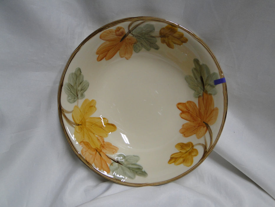Franciscan October, USA, Fall Leaves: Round Serving Bowl, 8 7/8" x 2 1/2", As Is