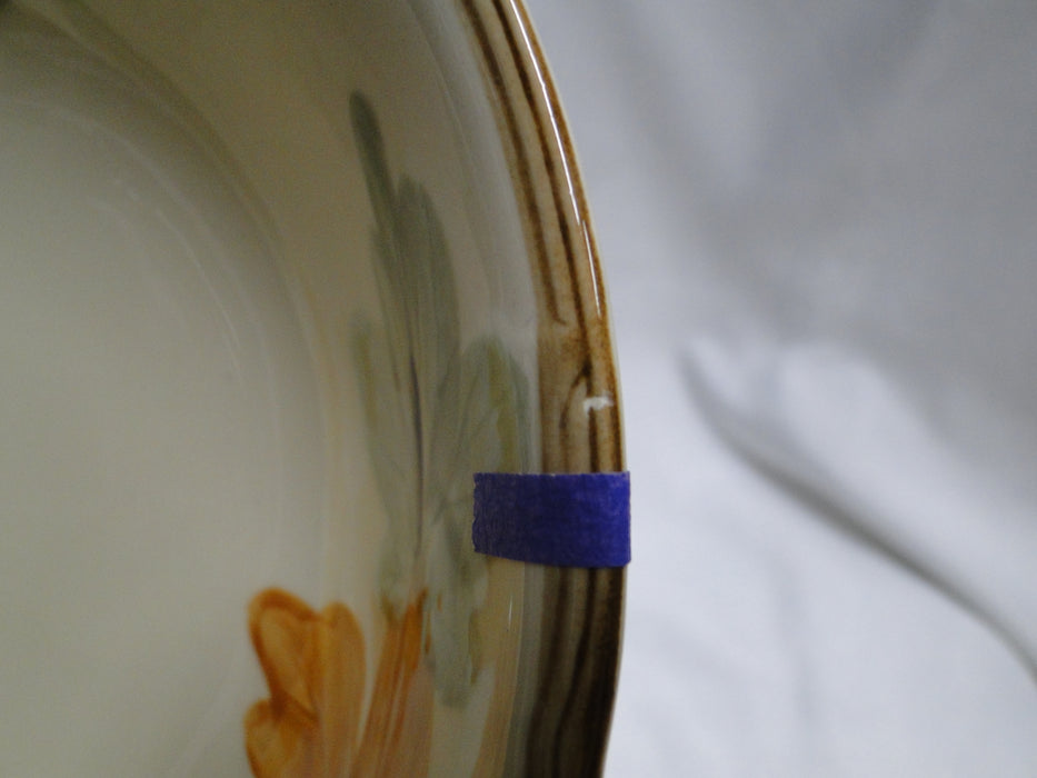 Franciscan October, USA, Fall Leaves: Round Serving Bowl, 8 7/8" x 2 1/2", As Is