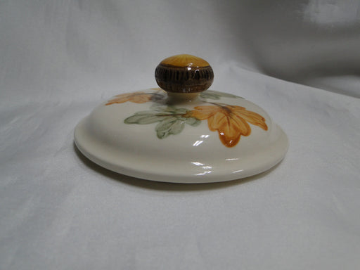 Franciscan October, USA, Fall Leaves: Lid Only for Sugar Bowl, 4" Diameter