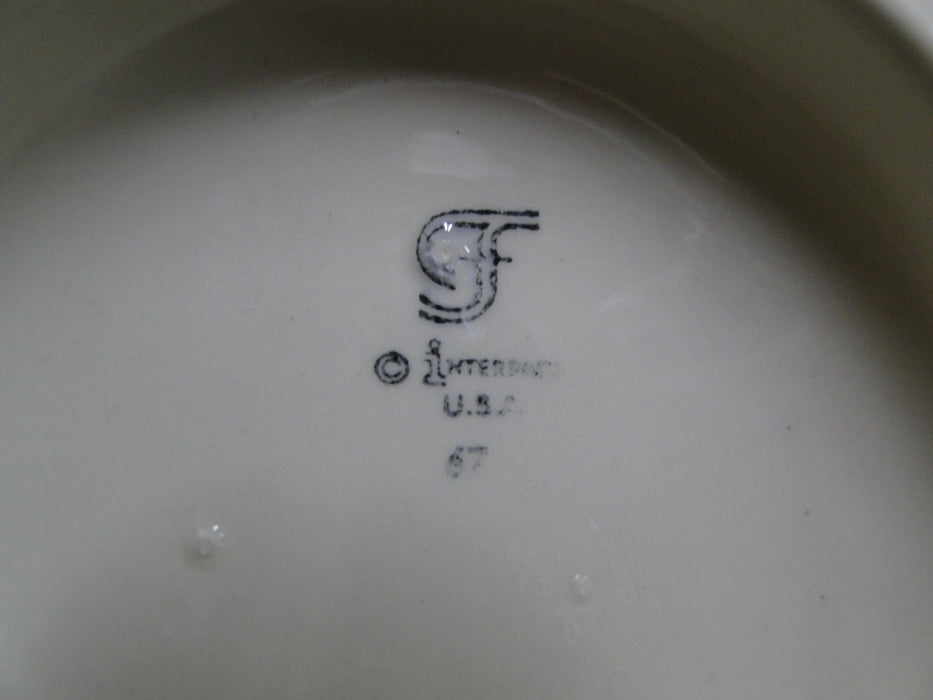 Franciscan October, USA, Fall Leaves: Lid Only for Sugar Bowl, 4" Diameter
